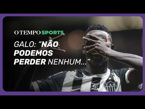 Jogadores falaram com os jornalistas após a vitória na Arena MRV