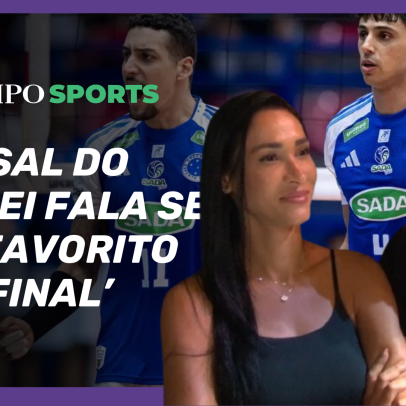 Casal do vôlei comenta se há favorito final entre Sada Cruzeiro e Vôlei Renata