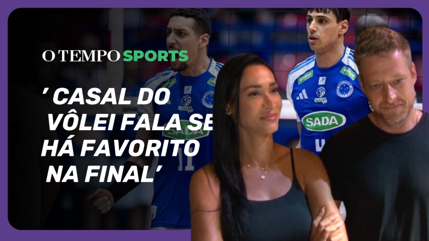 O casal Jaqueline e Murilo falou sobre a grande final da Superliga Masculina de vôlei