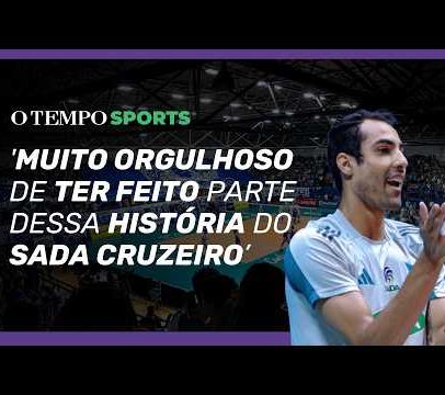 Douglas Souza emociona e exalta torcida do Sada Cruzeiro