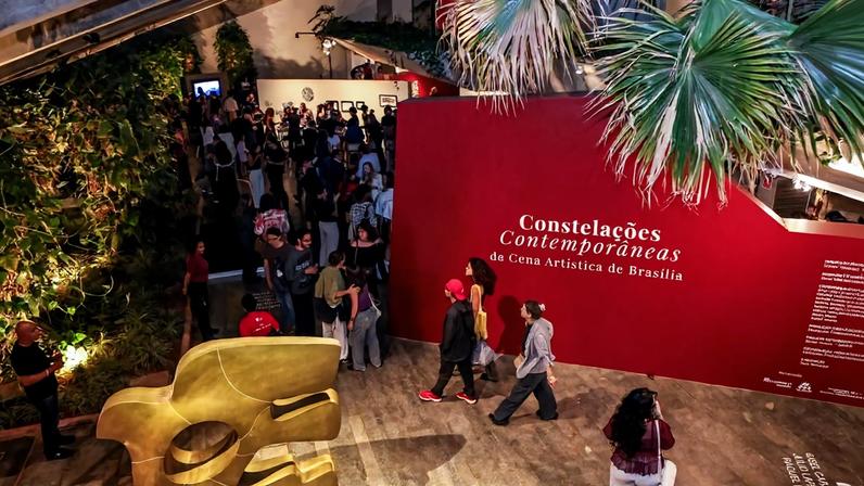 Abertura da exposição Constelações Contemporâneas
