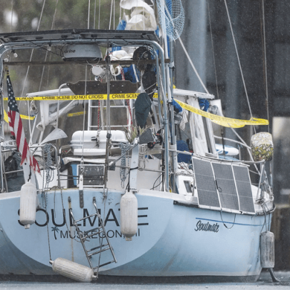 Polícia investiga barco de americano suspeito de matar esposa no mar