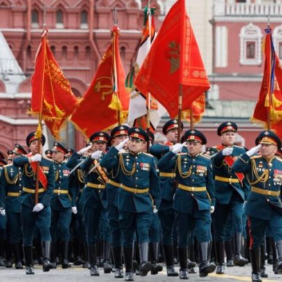 Desfile do Dia da Vitória na Rússia é registrado em fotos e vídeo