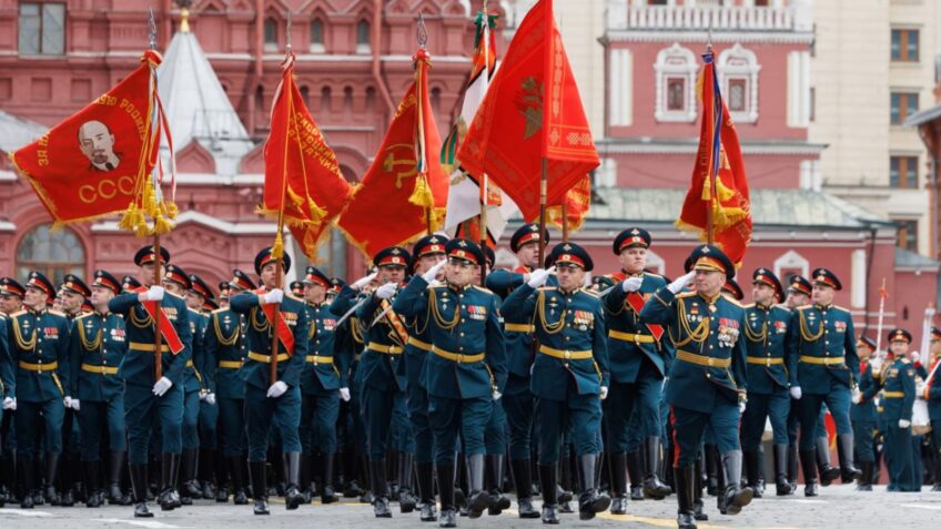 Desfile do Dia da Vitória na Rússia é registrado em fotos e vídeo