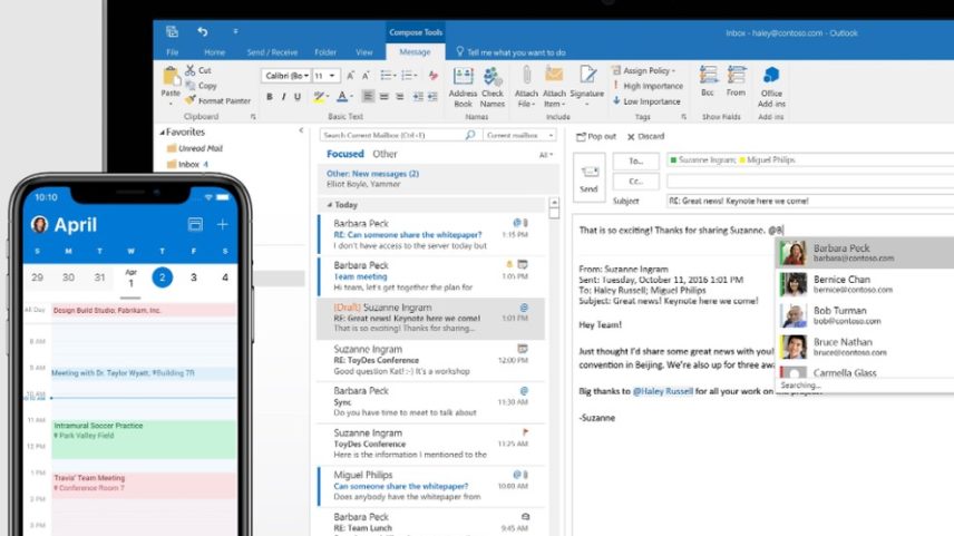 OIutlook está com problemas nesta quinta-feira (10) — Foto: Divulgação/Microsoft