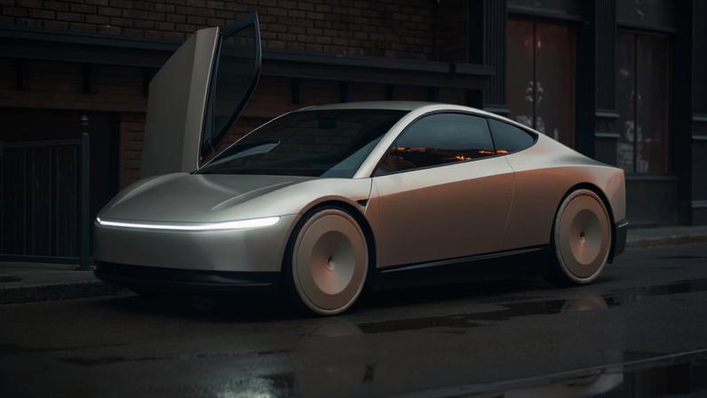 Modelo de robotaxi, desenvolvido pela Tesla — Foto: Divulgação/Tesla