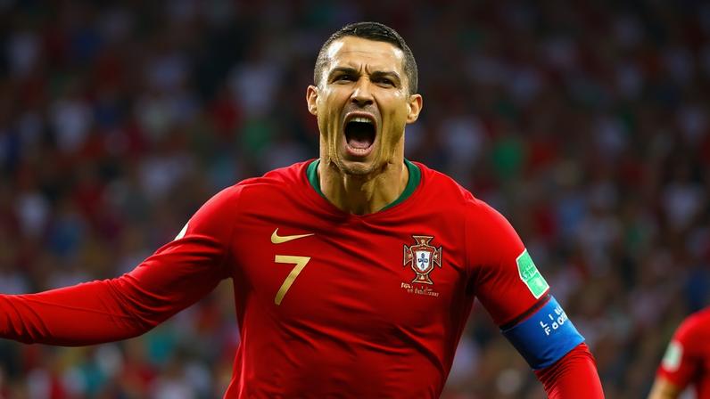 Cristiano Ronaldo em ação pela seleção de Portugal