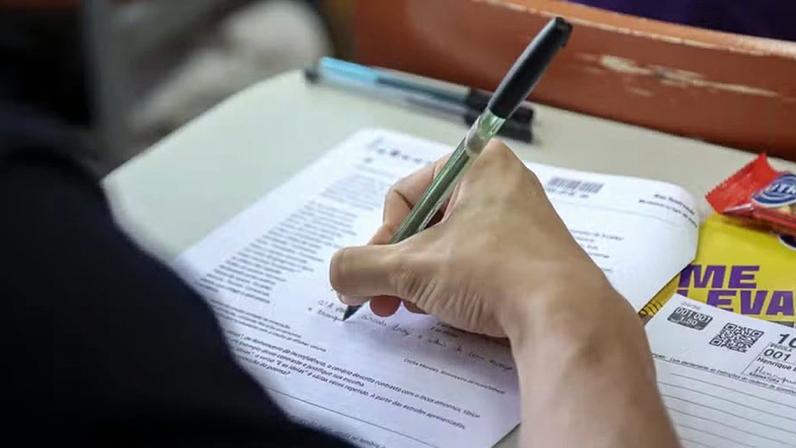 Estudantes podem treinar em condições reais para a 1ª fase do vestibular da Fuvest — Foto: Cecília Bastos/USP Imagens