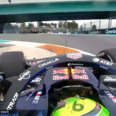 Hadjar bate na curva 14 e encerra participação no GP de Miami