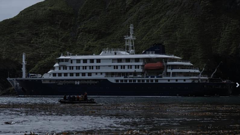 Navio do cruzeiro MV Hondius