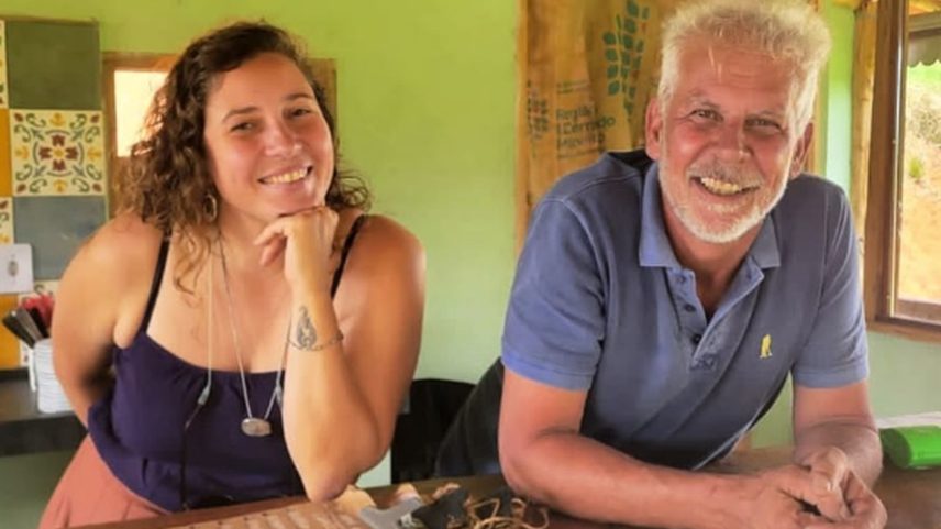 Liliane Seixas e Marco Costa, donos de um lavandário em Minas Gerais