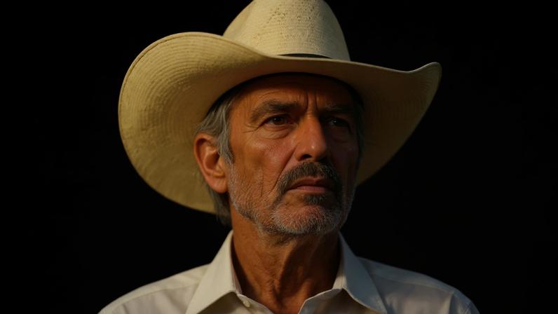 Billy Bob Thornton na série Landman — Foto: Reprodução