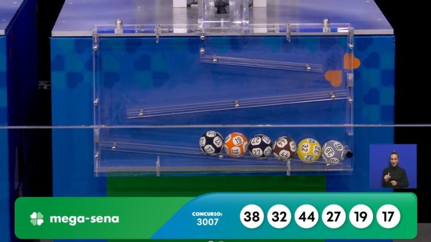 Resultado do concurso 3007 da Mega-Sena. — Foto: Reprodução / Caixa