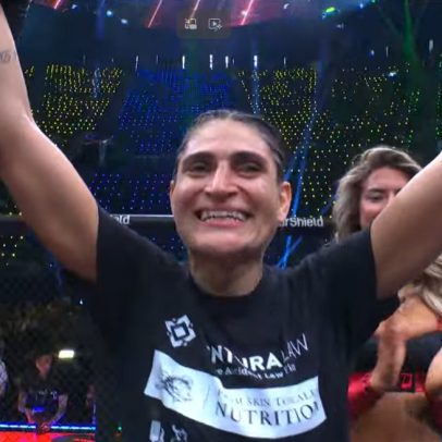 Irmã de Poatan, Aline Pereira, vence canadense no Ronda x Carano