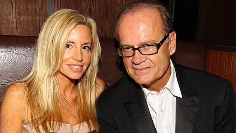 Kelsey Grammer em foto antiga com a ex-esposa, Camille Grammer
