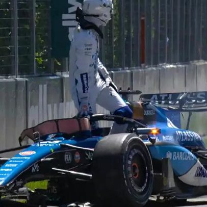 F1 2026: Bandeira vermelha após batida de Albon no TL1 do GP do Canadá