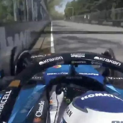 Albon fica fora da qualificação sprint após forte batida em TL1
