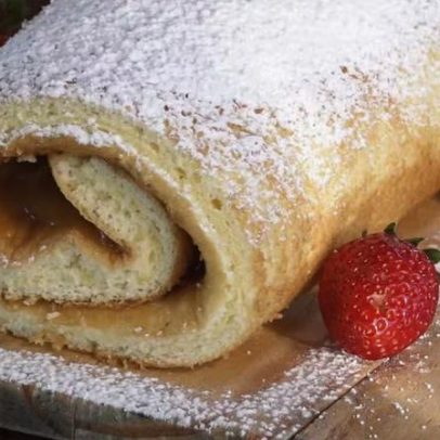 Rocambole de doce de leite é destaque em confeitaria