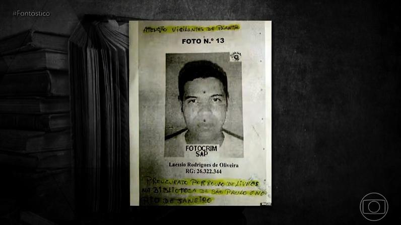 Como agia o homem apontado pela PF como o maior ladrão de livros raros do Brasil — Foto: Reprodução/TV Globo