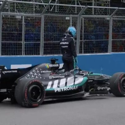 Russell desabafa após abandono no GP do Canadá