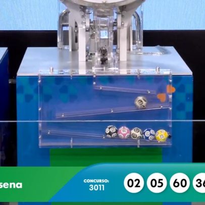Mega-Sena concurso 3.011: confira os números sorteados