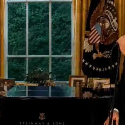 IA mostra Eduardo Bolsonaro com Flávio cantando, Trump ao piano e Lula na janela