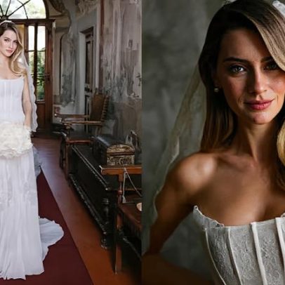 Teresa Santos, Miss Universo Brasil 2021, celebra união na Toscana