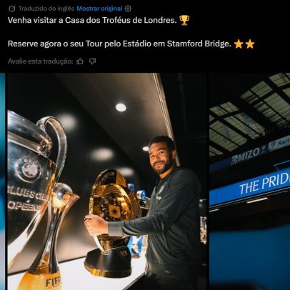 Chelsea provoca Arsenal após vice na Champions: casa dos troféus