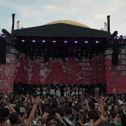 Marcha para Jesus reúne milhares de fiéis no centro do Rio