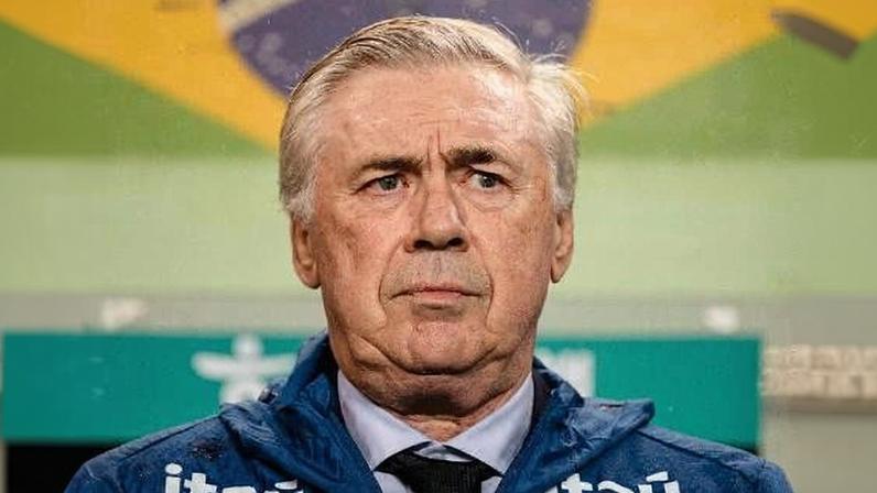 Carlo Ancelotti, técnico da seleção brasileira