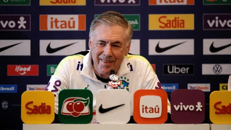 Carlo Ancelotti, técnico da Seleção Brasileira (Foto: Rafael Ribeiro/CBF)