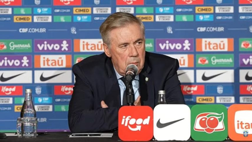 Carlo Ancelotti concede entrevista coletiva