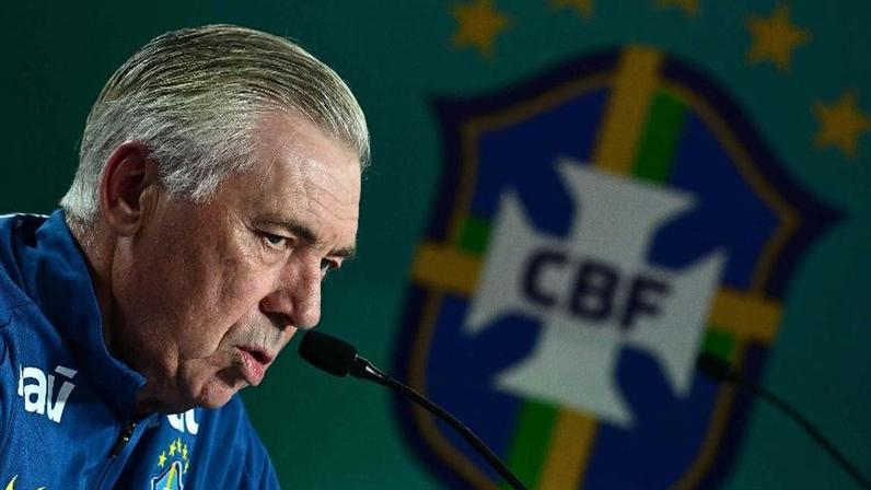 Carlo Ancelotti em convocação da Seleção Brasileira