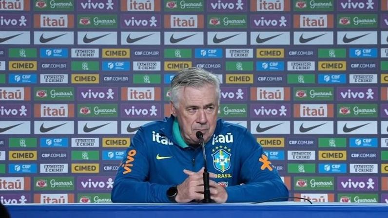 Carlo Ancelotti, técnico da seleção brasileira