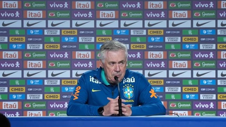 Carlo Ancelotti, técnico da seleção brasileira