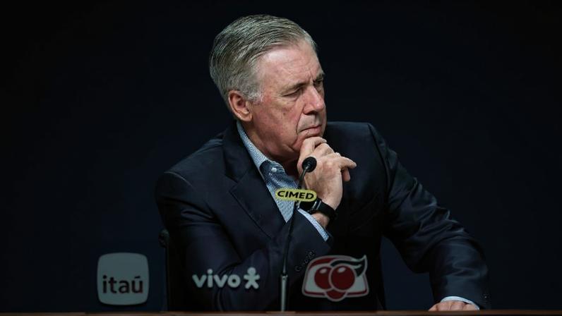 Carlo Ancelotti, técnico da seleção brasileira