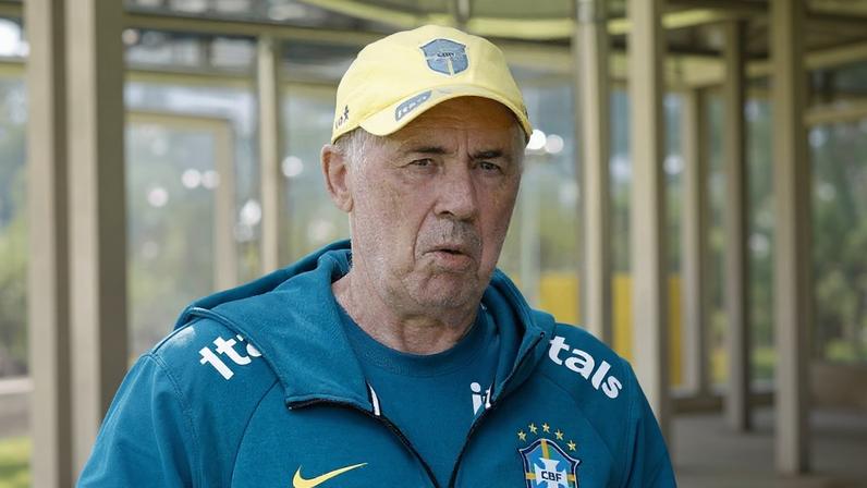 Carlo Ancelotti, técnico da seleção brasileira