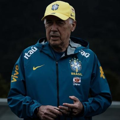 Ancelotti define o estilo da seleção com time treinado na Granja Comary