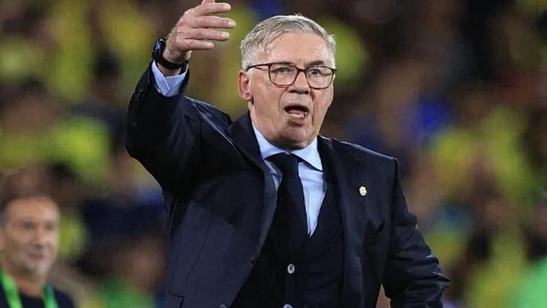 Carlo Ancelotti, técnico da seleção brasileira, durante amistoso contra o Panamá, no Maracanã