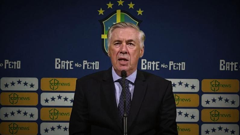 Carlo Ancelotti, técnico da seleção brasileira