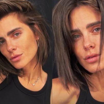 Carolina Dieckmann aposta no cabelo curto entre as famosas