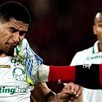 VAR em Fla x Palmeiras: Carrascal é expulso; árbitro diz que ele assume o risco