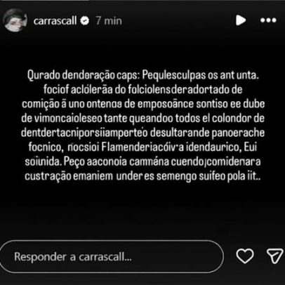 Carrascal pede desculpas à torcida após expulsão, com coração partido