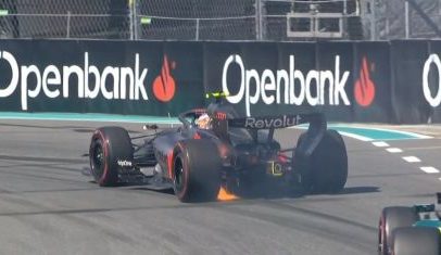 Carro de Bortoleto pega fogo e brasileiro larga em último no GP de Miami