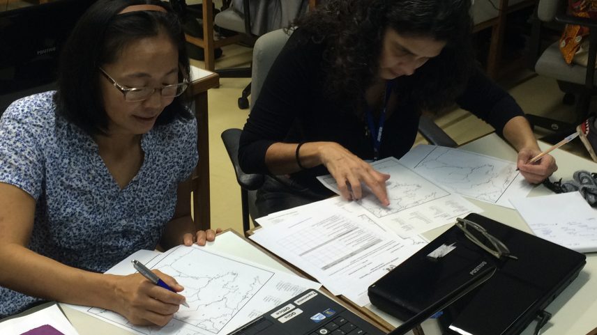 Técnicos de geociências do IBGE. - Foto: Cortesia