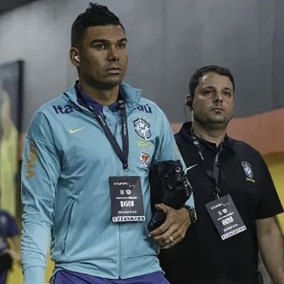 Casemiro inicia treinos da Seleção Brasileira na Granja Comary