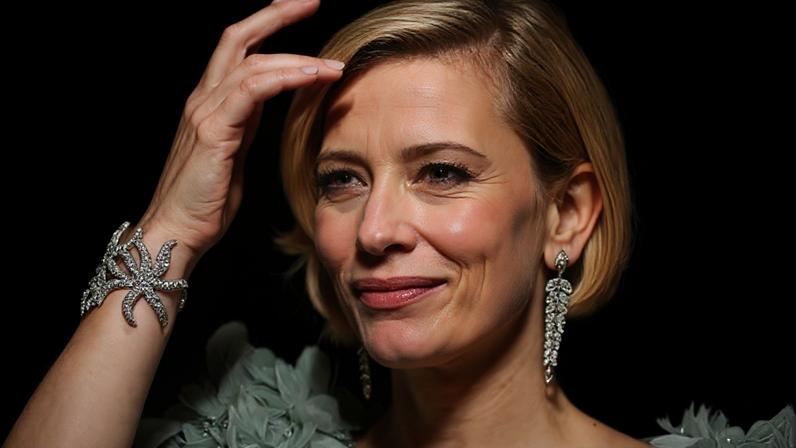 A atriz australiana Cate Blanchett, vencedora de dois Oscars