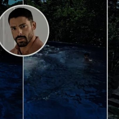 Cauã Reymond revela luxo escondido em mansão no Rio; piscina em foco