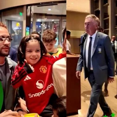 Jogadores da Seleção Brasileira deixam hotel rumo à sede da CBF