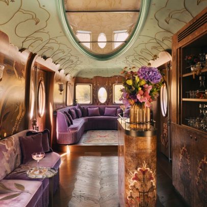 Vagão luxuoso de Baz Luhrmann e Catherine Martin no Belmond British Pullman